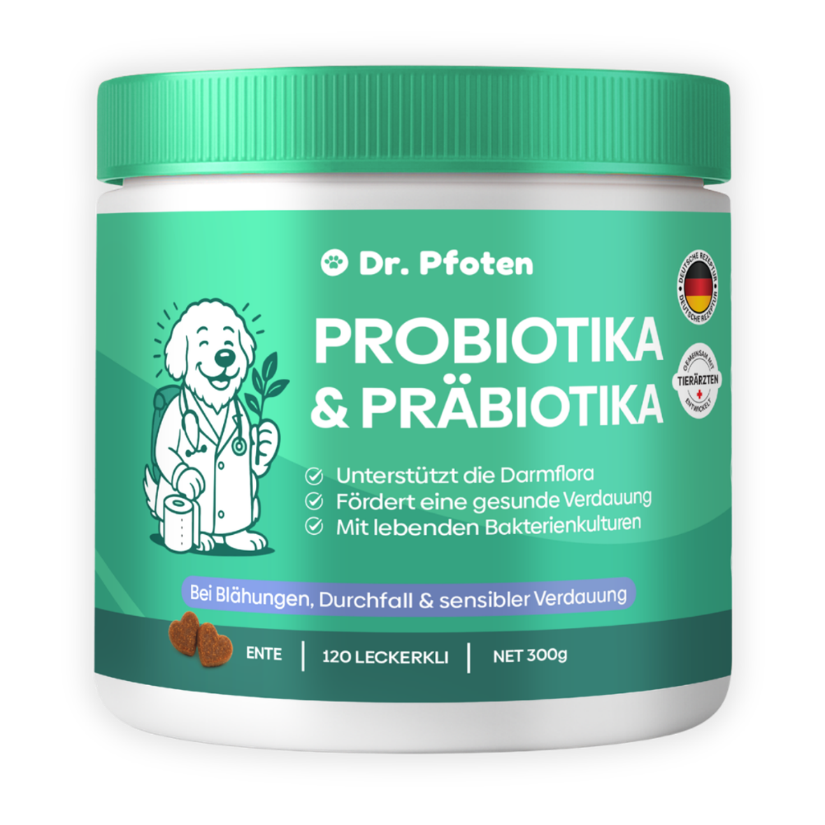Dr. Pfoten Probiotika & Präbiotika Leckerlis